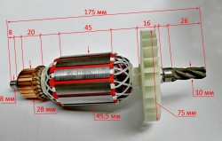 Ротор для П-1200К-М(81), П-1600К-М, П-40-1600КМ(42) DES