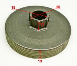 Барабан сцепления для BS-45(49) TPW, BS-52(139), BS-62(167) HYV