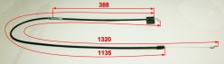 Тросик тормоза L=1300х1120мм для GLM-3.5T(26), 3.5LT(21) FUL