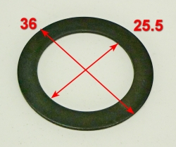 Шайба 1х25х36мм для GLM-4.0G(39) NGP