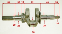 Коленвал для GMC-7.0(13),GMC-7.5 ZME