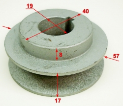 Шкив ведущий для GMC-5.5(20) HSD