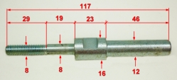 Вал натяжителя для GMC-7.0(2) HSD, МК-7000М(9), 7500(4) SEC,МК/МБ-7000 (7) SNR