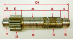 Вал промежуточный для GMC-7.5(6) ZME