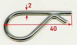 Шплинт 2,4х40мм для GMC-1.8(19) SNT