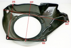 Кожух маховика для GMC-9.0 (под малый стартер 195мм) (6-2) HSD