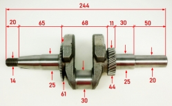 Коленвал для GMC-7.5(58)YAHU,VP-35(37)TIY,МК-7000М,7500(16)SEC,МК-7000(16)HUC