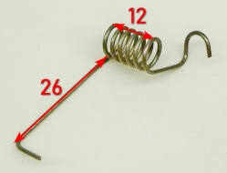 Пружина 0,9х7х17мм ручки сцепления для GMC-5.0(47) DJP