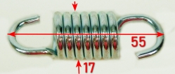 Пружина 3х17х61мм натяжителя для GMC-7.0(32)MEIC,МК-7000(130) HUC