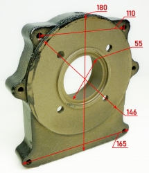 Фланец для МК-8000(23) HUC,8000(17) HFC,8000М(3) SEC