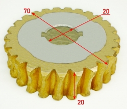 Колесо червячное для GMC-5.0(15) KST