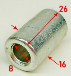 Втулка 8х16х26 для GMC-4.0(039) KST