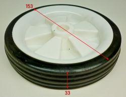 Колесо D=155мм для GMC-4.0(059) KST