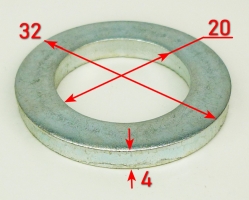 Шайба 20х32х4 мм для МК-7800 PRO(50) SNR