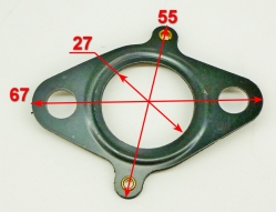 Прокладка выпускной трубы для МК-13000, 15000, 17000(6) MEI