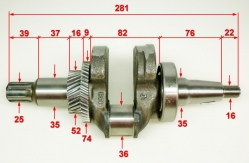 Коленвал для МК-13000, 15000,17000(6) MEI