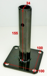 Кронштейн колеса (4 отв., вылет колеса 120мм) для МК-7000М, 7500(5) SEC