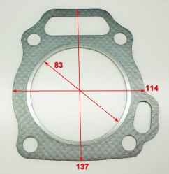 Прокладка головки цилиндра для DY5000L/LX EG-HT182FDE-A05, SGC 8100 (42) ВРЕМЕННО