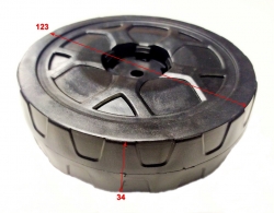 Колесо D=120мм для ELM-1000, 1100, 32, 11А32(32), 1300/33(31) HTT