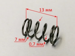 Пружина 0,6х8х17 мм возвратная для ЛЭ-80(42) YTA