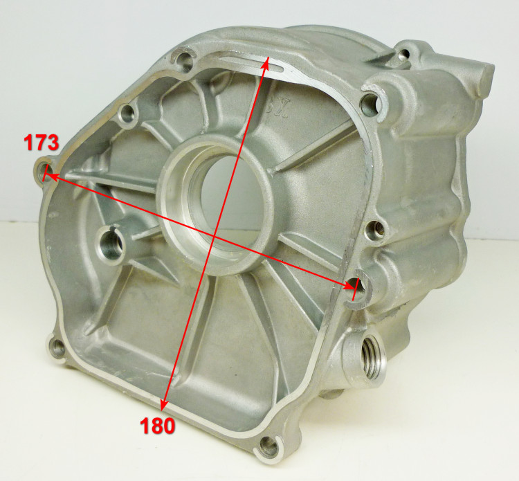 Крышка картера +передняя крышка для DY2500LX,DY3000LXщеточный EG-HT168FDE-C12,EG-HT168FDE-2-C12