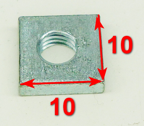 Гайка закладная М6 (квадрат 10мм)