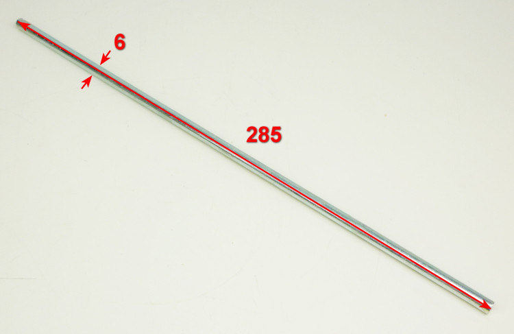 Ось 6х285мм крышки задней для ELM-1400T(32) c QYV018,КР-1500ЭТ(47) Ресанта QYV