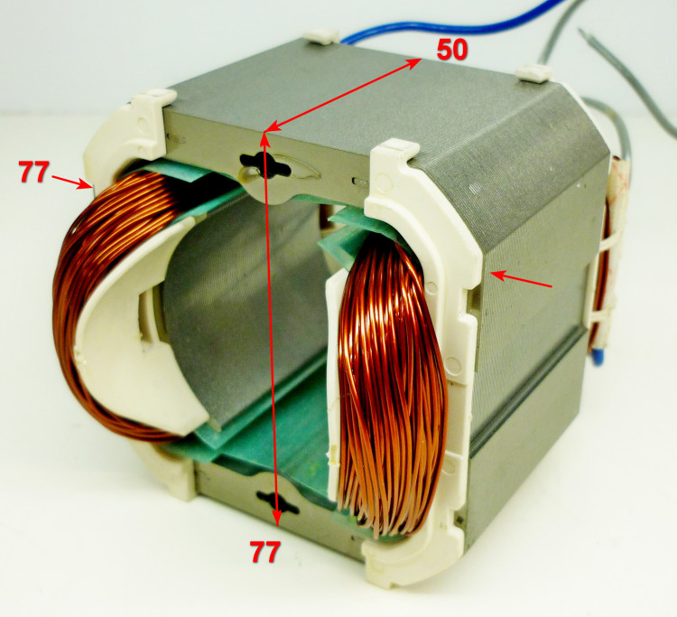 Статор Lраб.=50мм для ELM-1400T(31) SAF