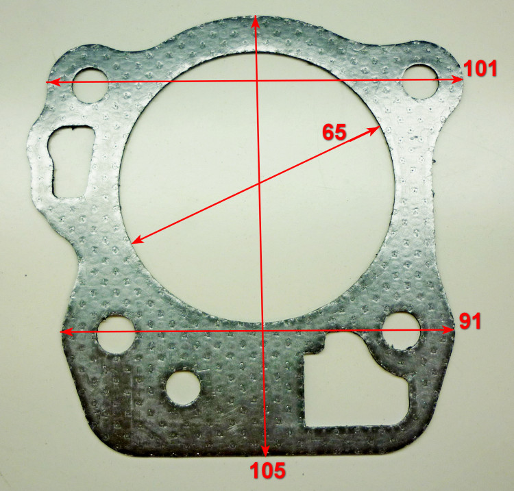 Прокладка головки блока цилиндра для DV150, 160(44)