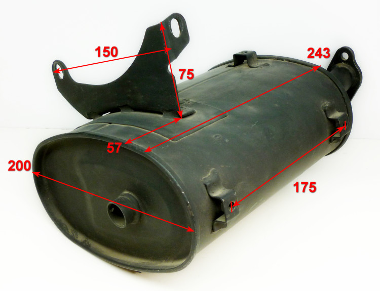 Глушитель для DY5000L(1-1,1-2,38) KEMT