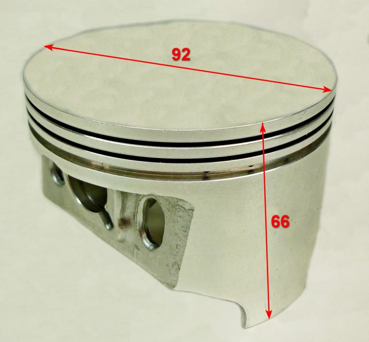 Поршень 92мм для DY9500L/LX-3(66) КЕМ, БГ-11000Э(47) HAY