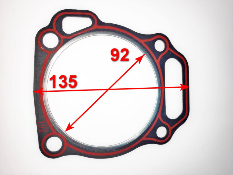 Прокладка головки цилиндра для DY9500L/LX-3(1.11)LBN,GFV, (32)KEM,HAY, DY8000L/LX/LX3(72), БГ-11000Э