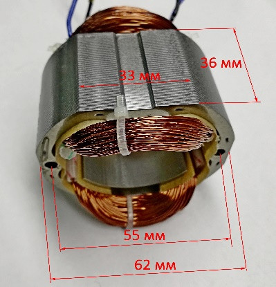 Статор Lраб.=36мм для Р-82/800(16) YTA