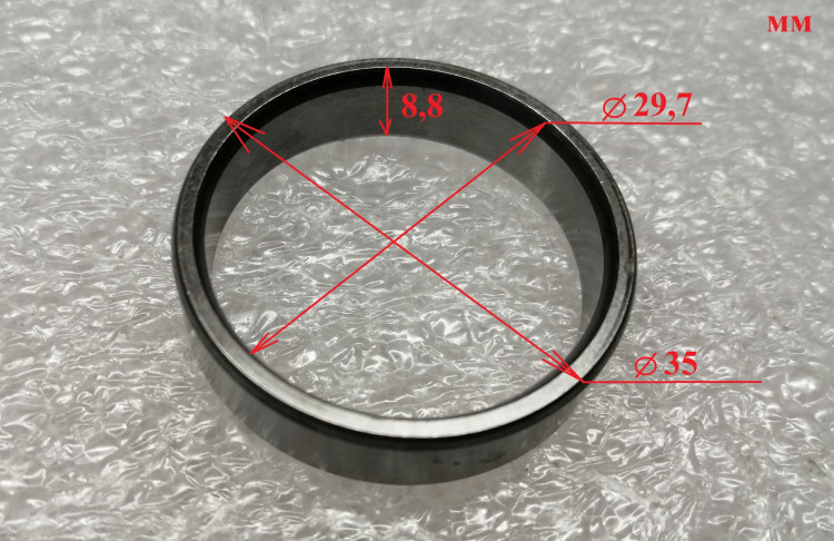 Втулка 35х29,7х8,8мм для П-28-800К(9-1), П-30-900К(7-2,8-1) BNY, П-28-800К,П-30-900К,П-900К(50) HBV
