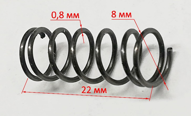 Пружина винта фиксации протяжки для ПТ-255ПЛ(61) JUF