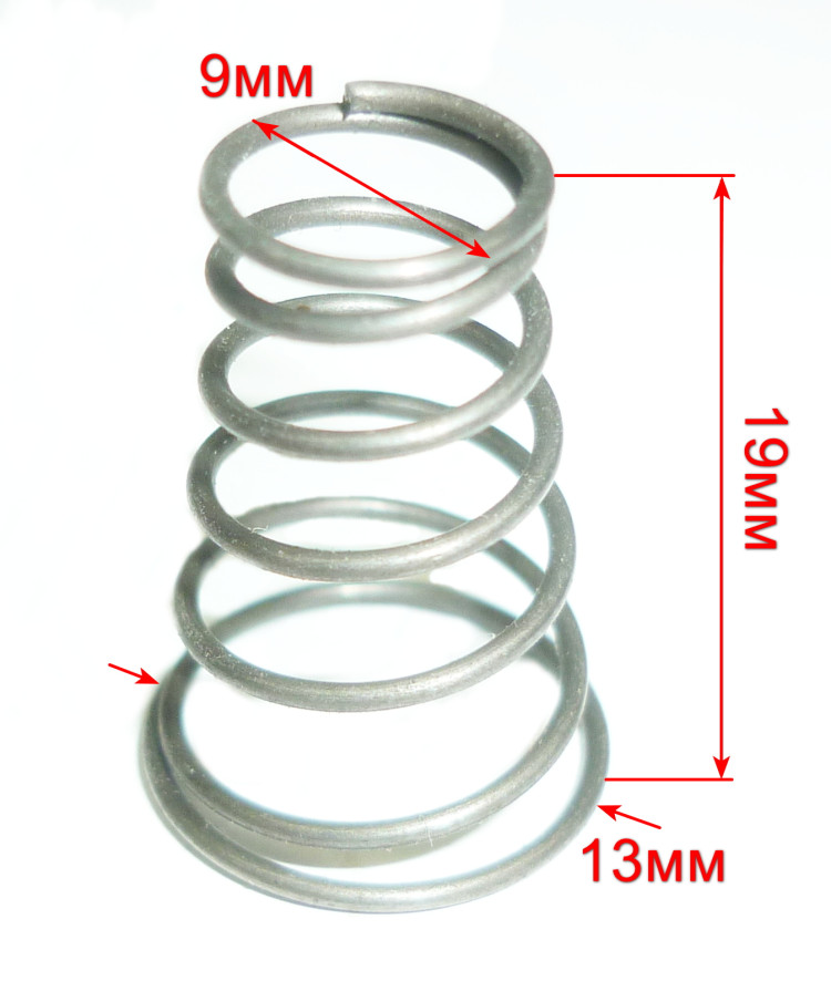 Пружина 0,9х8,7х13,5х19 мм (конусная) для УШМ-150/1300(58)