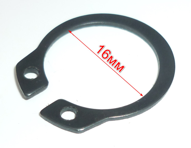 Стопорное кольцо наружное D=16 mm