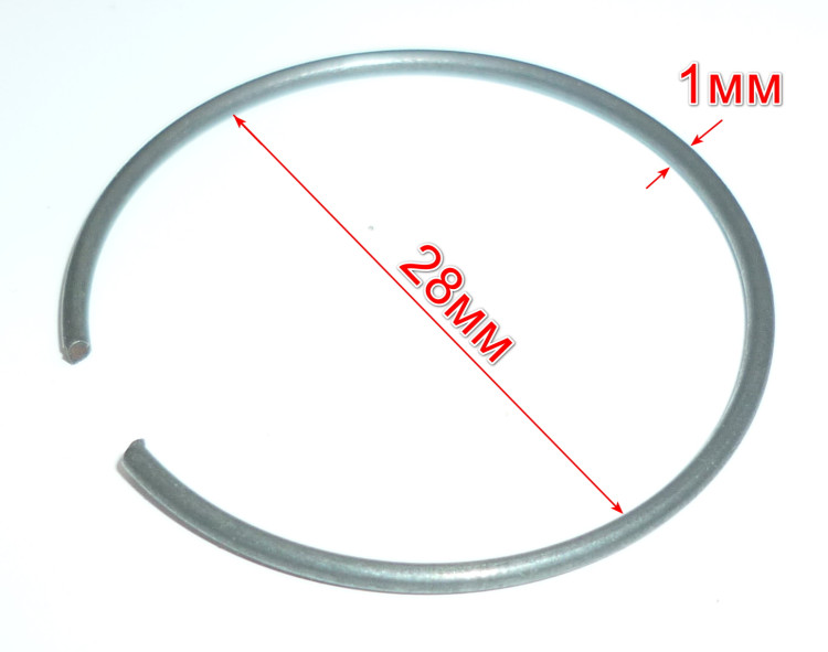 Стопорное кольцо из круглой проволоки 28х1,2 мм